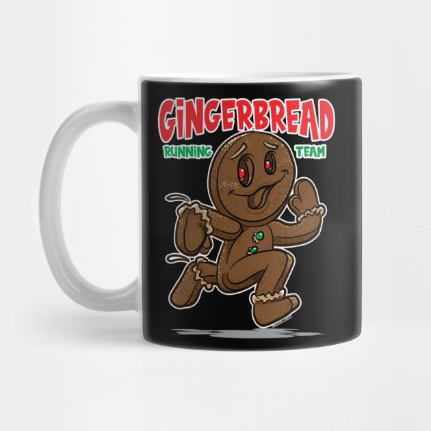 Gingerbread Running Team by eShirtLabs